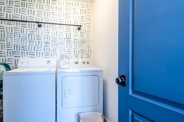 1216 Ellery Grove Ct, Vicksburg, MI 49097 - laundry room featuring washing machine and clothes dryer and laundry area