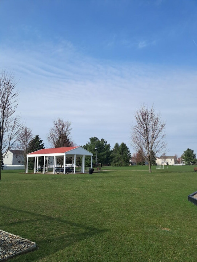 1216 Ellery Grove Ct, Vicksburg, MI 49097 - view of yard with a gazebo