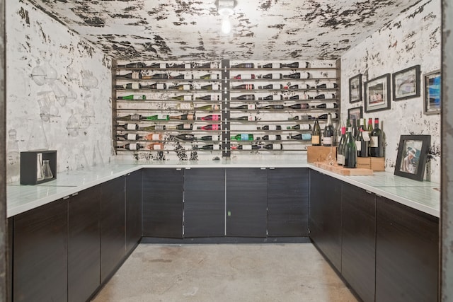 3401 Michigan Ave, Detroit, MI 48216 - wine room featuring concrete floors
