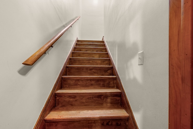 view of stairs