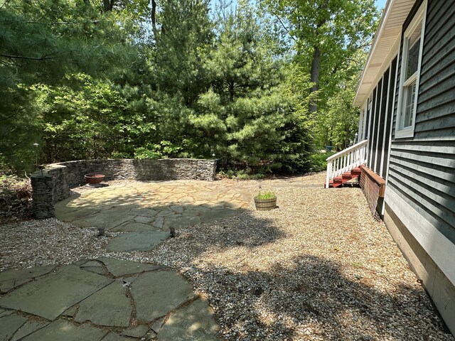 18743 Old Field Rd, New Buffalo, MI 49117 - view of yard with a patio area