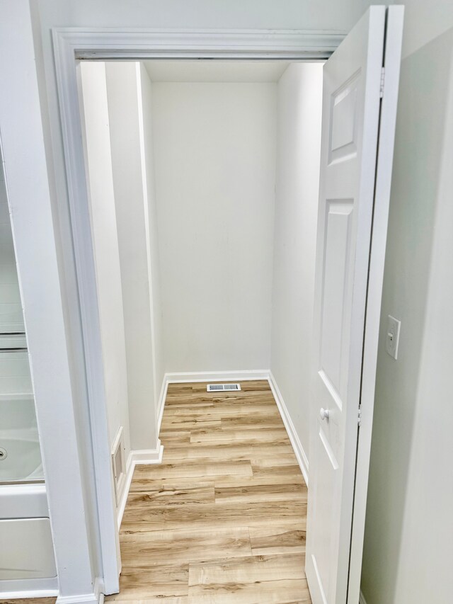 closet featuring visible vents
