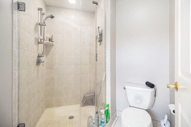 9037 Yorkshire Dr, Saline, MI 48176 - full bath featuring a shower stall and toilet