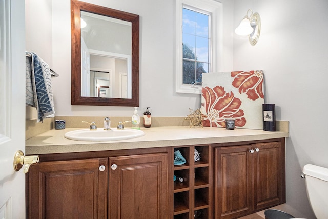 9037 Yorkshire Dr, Saline, MI 48176 - bathroom with toilet and vanity