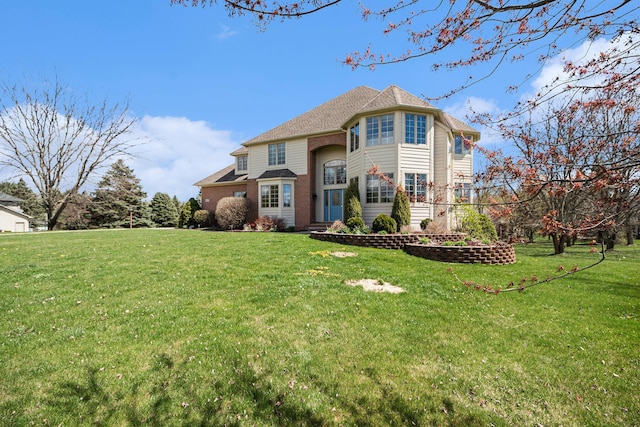 9037 Yorkshire Dr, Saline, MI 48176 - view of front of house with a front yard