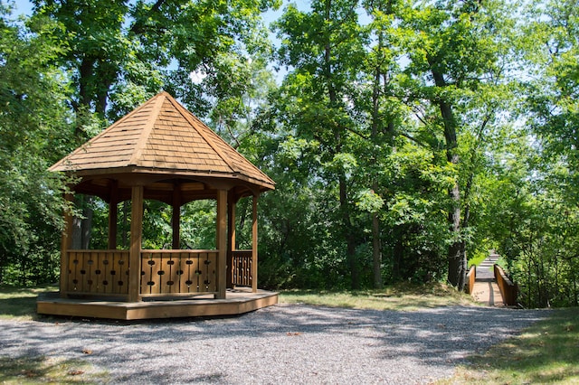 6240 Northridge Hills Dr, Brighton, MI 48116 - surrounding community featuring a gazebo and an outbuilding