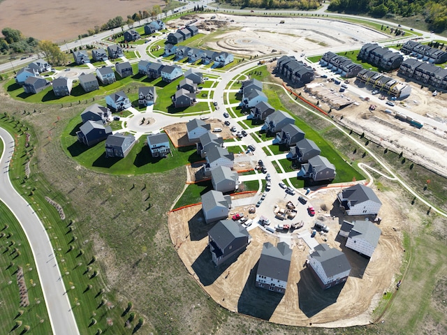 birds eye view of property featuring a residential view