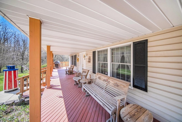 10500 Woodland Dr, Jerome, MI 49249 - view of deck