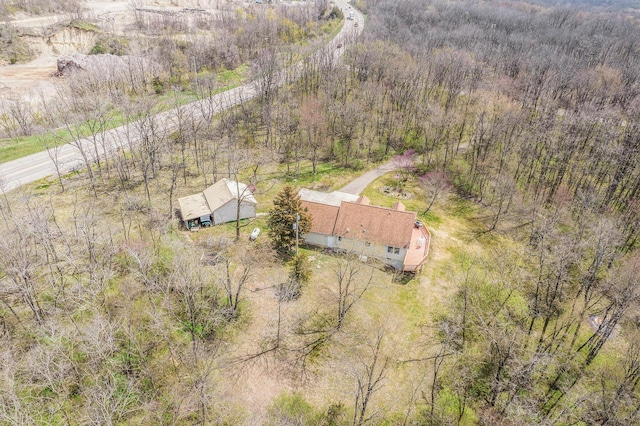 10500 Woodland Dr, Jerome, MI 49249 - aerial view with a view of trees