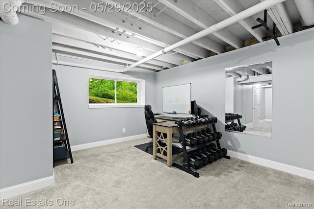 9327 Van Antwerp Rd, Brighton, MI 48116 - carpeted office with baseboards