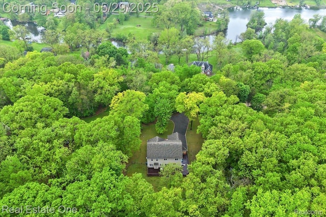 9327 Van Antwerp Rd, Brighton, MI 48116 - aerial view of property and surrounding area with a nearby body of water