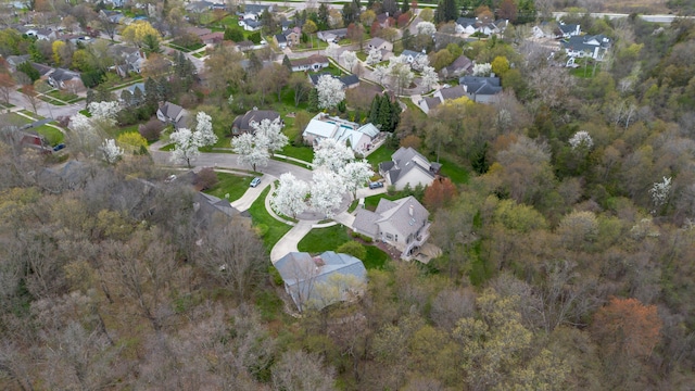 70 Chestnut Ct, Chelsea, MI 48118 - drone / aerial view featuring a residential view