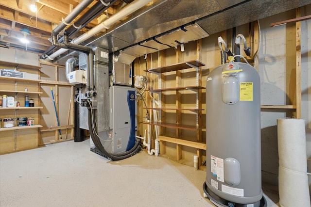 6030 Paw Paw Lake Rd, Coloma, MI 49038 - utilities with electric water heater and heating unit