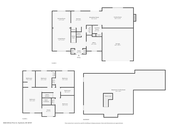 4658 White Pine Ct, Ypsilanti, MI 48197 - view of layout