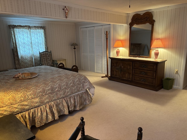 1026 Lakeview Dr, Brooklyn, MI 49230 - bedroom with carpet floors and a closet