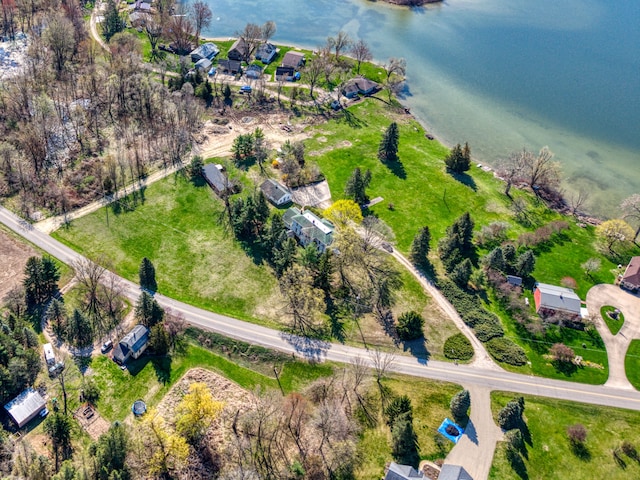 11811 Laird Rd, Brooklyn, MI 49230 - drone / aerial view featuring a water view