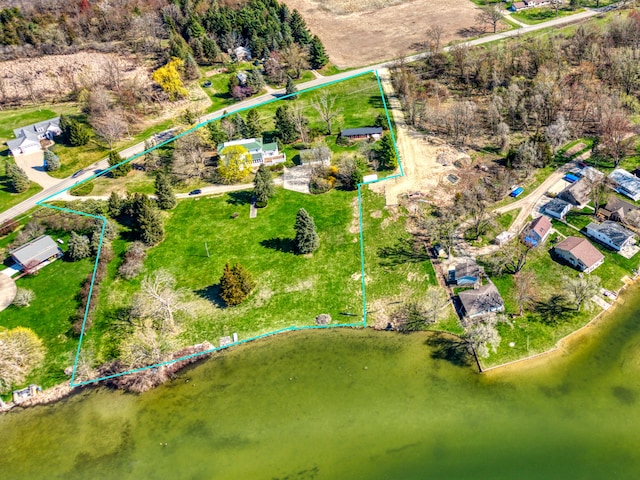 11811 Laird Rd, Brooklyn, MI 49230 - birds eye view of property featuring a water view