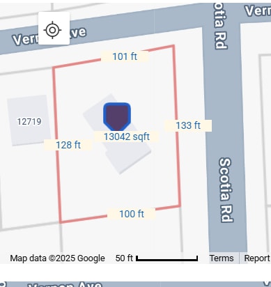 12711 Vernon Ave, Huntington Woods, MI 48070 - map