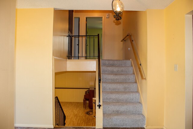 view of stairway