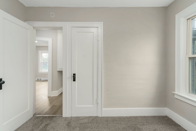 interior space featuring visible vents