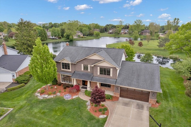 2485 Kimberly Fair St, Rochester Hills, MI 48309 - bird's eye view of a large body of water