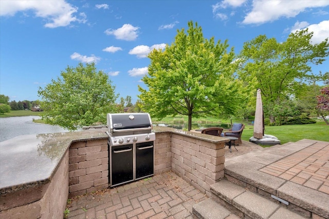 2485 Kimberly Fair St, Rochester Hills, MI 48309 - view of patio / terrace with a water view
