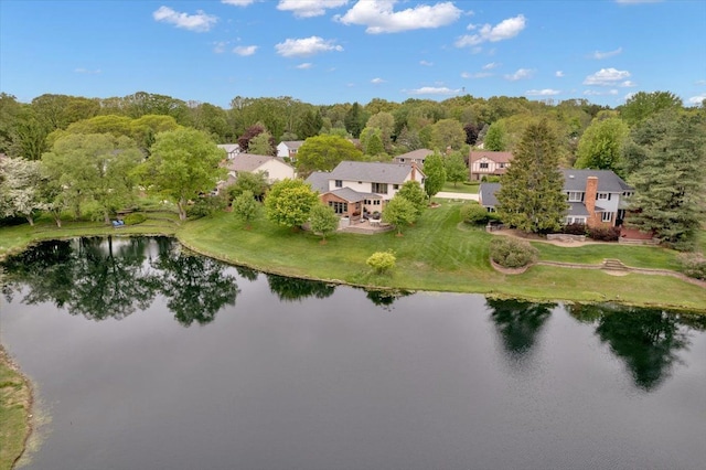 2485 Kimberly Fair St, Rochester Hills, MI 48309 - bird's eye view of a nearby body of water