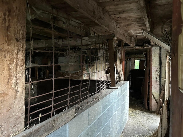 view of horse barn