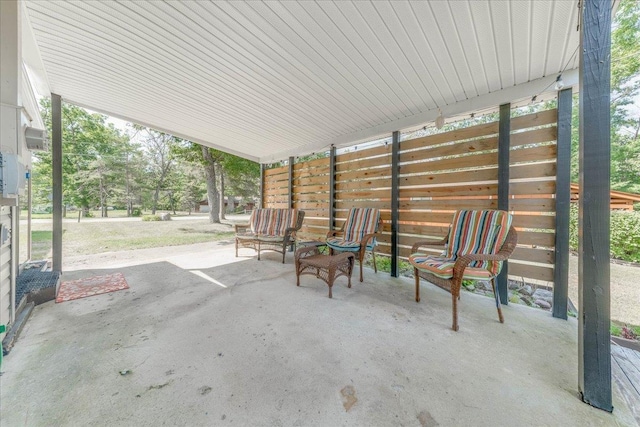 view of patio