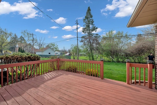 2946 Athena Dr, Troy, MI 48083 - deck featuring a lawn
