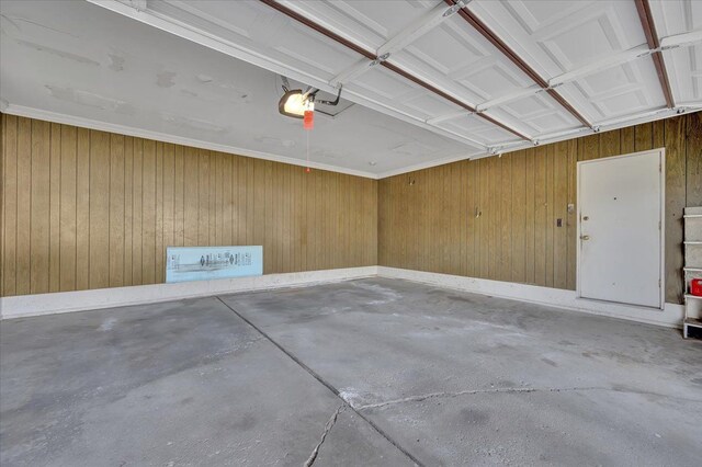 2946 Athena Dr, Troy, MI 48083 - garage with wood walls