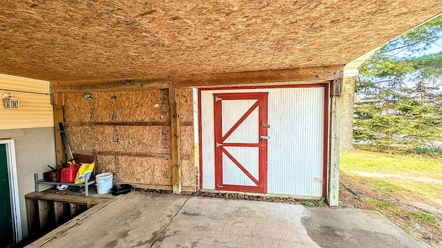 view of outdoor structure