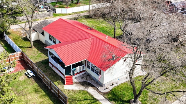 aerial view