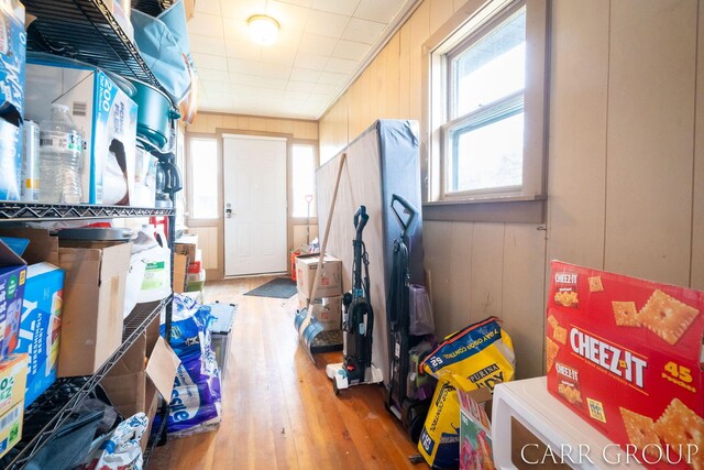 view of storage room
