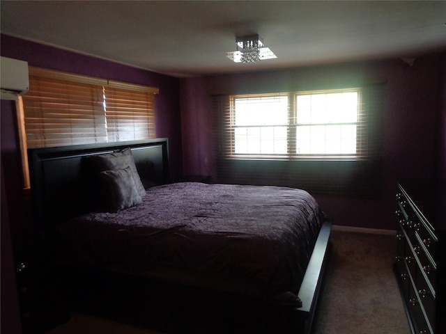 1353 N Gulley Rd, Dearborn Heights, MI 48127 - bedroom featuring a wall unit AC and carpet