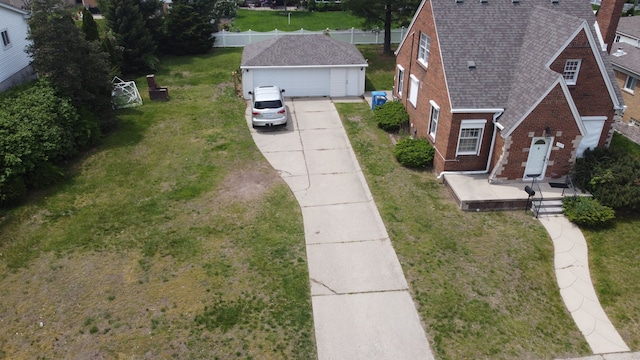 1353 N Gulley Rd, Dearborn Heights, MI 48127 - birds eye view of property