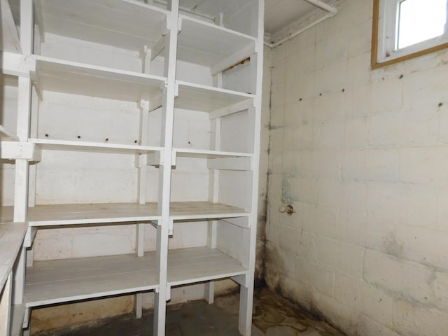 view of storage room