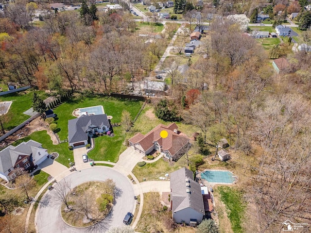 3158 Lennox Ct, Lambertville, MI 48144 - aerial view of property's location with nearby suburban area