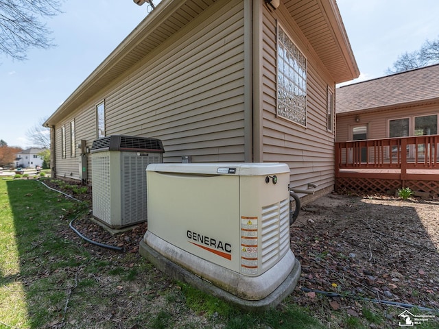 3158 Lennox Ct, Lambertville, MI 48144 - exterior view of a power unit and central air condition unit