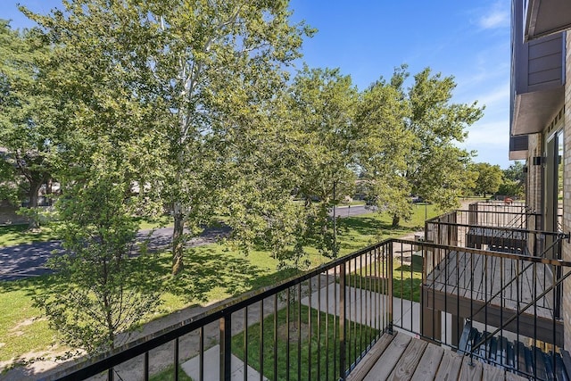 1737 Merrick St # 12, Detroit, MI 48208 - view of balcony
