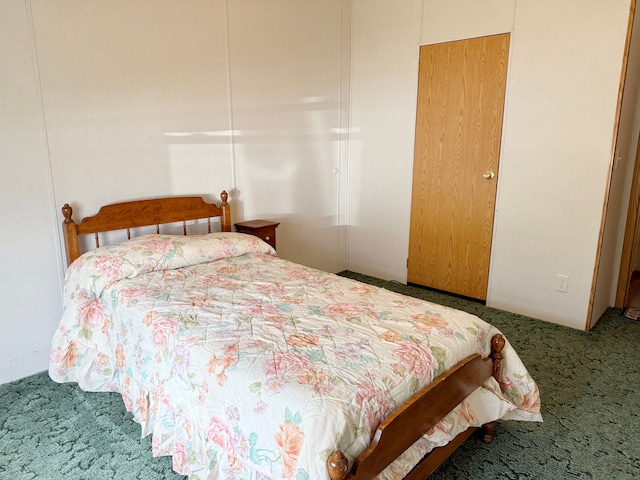bedroom featuring carpet flooring