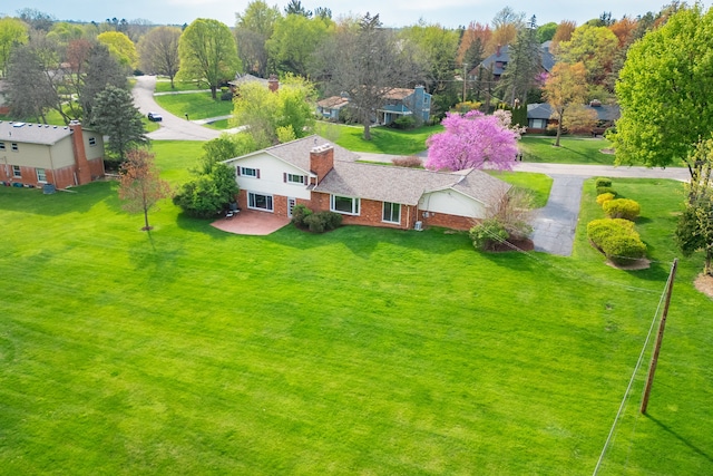 drone / aerial view