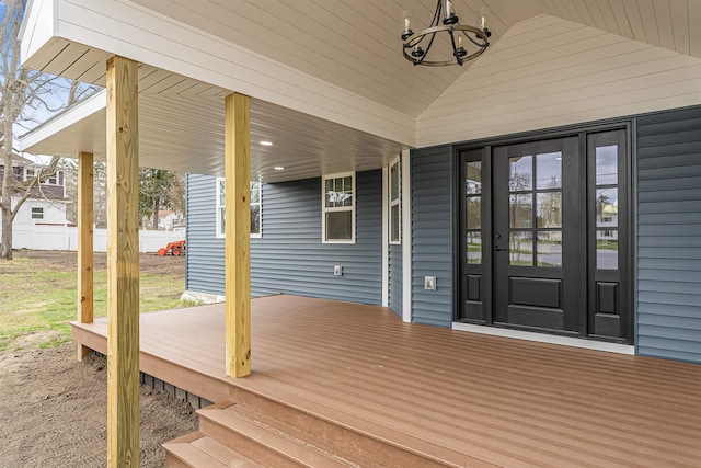 view of deck