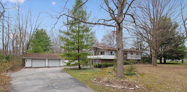 view of front of property featuring a chimney