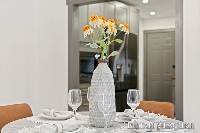 room details with recessed lighting