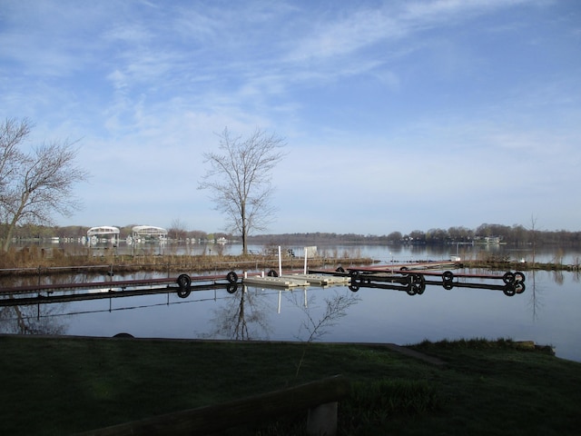view of water feature