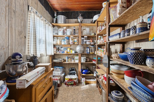 view of storage