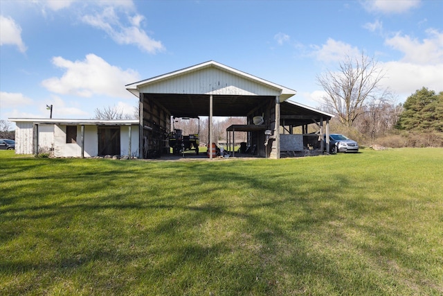 view of outdoor structure