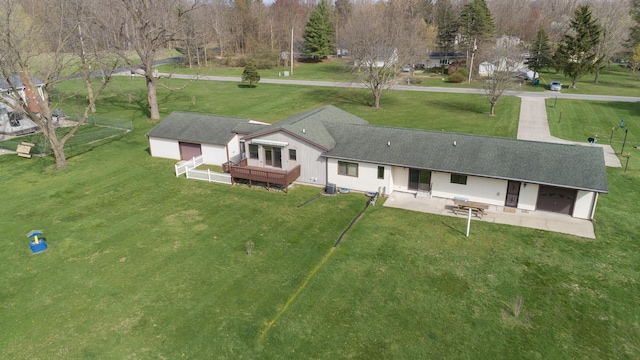 drone / aerial view