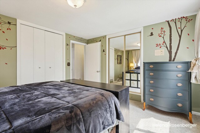 1456 54th St SE, Grand Rapids, MI 49508 - bedroom with light colored carpet and two closets